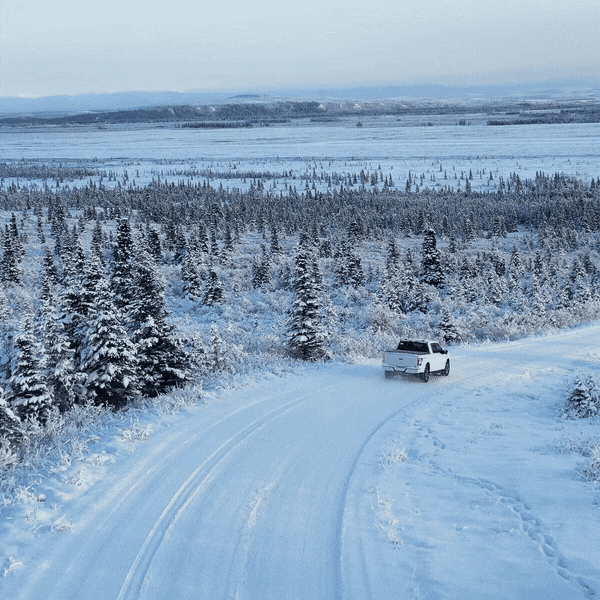 F-150 Lightning Alaska testing GIF